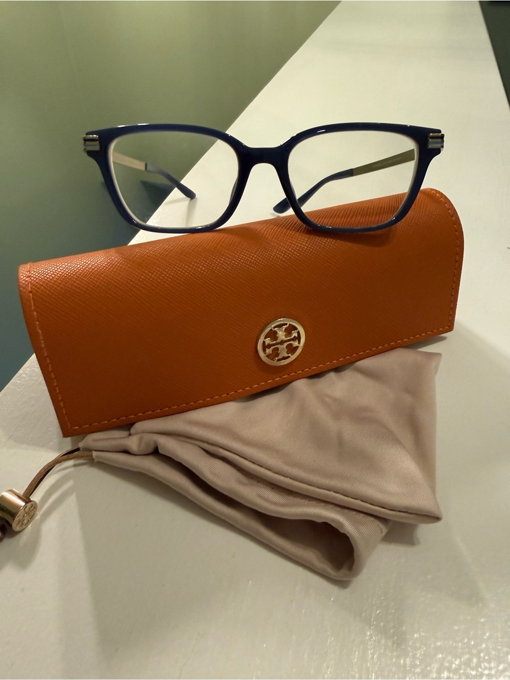 Tory Burch Navy Blue Prescription Glasses
